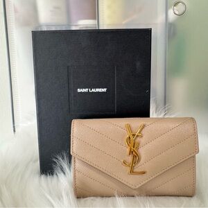 YSL Saint Laurent Small Monogram Envelope Wallet